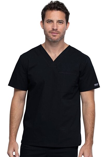 Cherokee Workwear Professionals Ιατρική Ρόμπα Unisex - Μαύρη |   Τσερόκι Στολ...