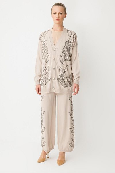 Ghisa Knitwear Set Stone
