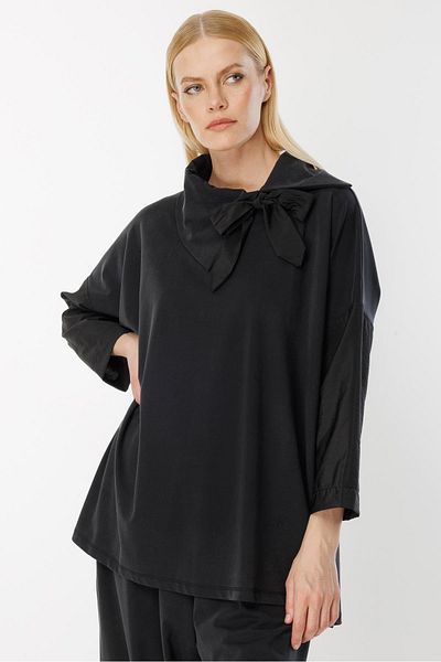 Ghisa Collar Detailed Suit Black