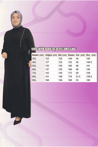 Eslina 52015 Plus Size Crepe Dress with Stone Detail - Tan