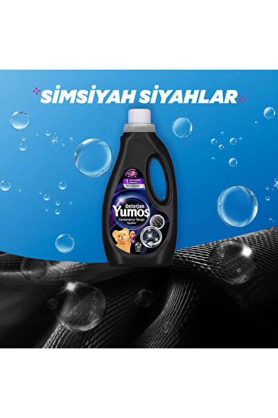 Yumoş Sıvı Bakım Deterjanı Canlandırıcı Terapi Siyahlar 30 Yıkama 1500ml x2