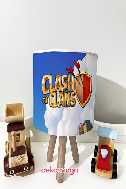 dekomingo Clash of Clans Patterned Children's Room Lamp Shade
