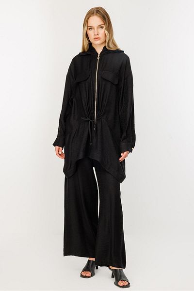Ghisa Hooded Suit Black