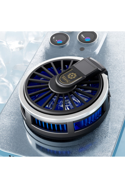 Fibaks Phone Tablet Cooler Fan 10W Power Radiator with Magsafe Magnetic Ring Design Stand