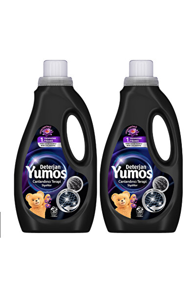 Yumoş Sıvı Bakım Deterjanı Canlandırıcı Terapi Siyahlar 30 Yıkama 1500ml x2