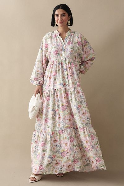 InStyle Rochie Mango Pudră de Narcis