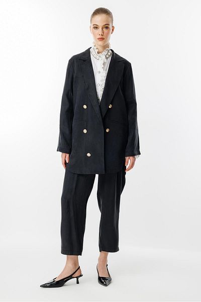 Ghisa Suit Black Straight