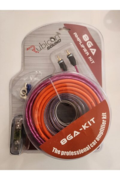 RUBICON SOUND 8GA Vakumlu Anfi Kablo Seti Oto Anfi Tesisat Seti ( 1 adert Y K...