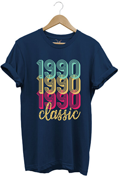 WİDİ 1990 Tricou unisex retro vintage clasic imprimat 100% bumbac cu croiala ...