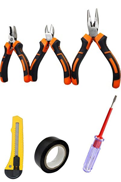 Genel Markalar Mini Elektronikçi Yankeski Pense Kargaburun Seti 3 Parça ve He...