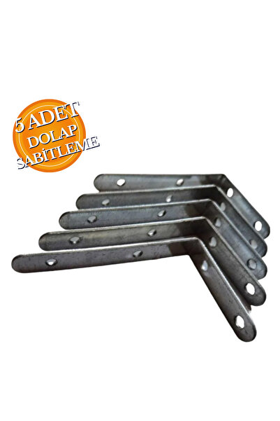 HOBİDABİ Dolap Sabitlemek Için 5 Adet 10 Cm Dolap Sabitleme Aparatı (VİDA VE ...