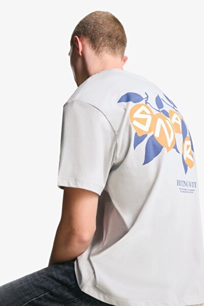 Bershka Kısa kollu baskılı tişört