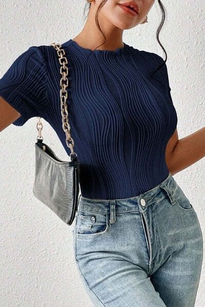StreetWear Outlet Body Dama, Bodysuit, Cu Broderie In Relief, Croiala Slim Fit