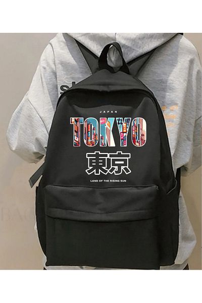 Touz Moda Σχολικό σακίδιο πλάτης Tokyo Japan Printed Unisex