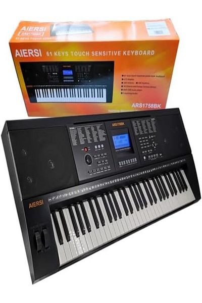 MegArya Aiersi 61 Keys Touch Response Electronic Organ ARS1758BK