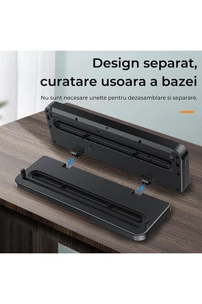 Elindor Aparat de etanșat alimente în vid, 10 pungi incluse, design automat, moduri uscat și umed