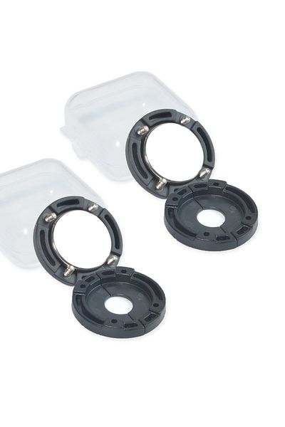 choice2 MAG-MIC01-black 2PCS Magnetic Mic Mount Bracket, Hand Microphones Fixed Bracket, car Dashboard Wall