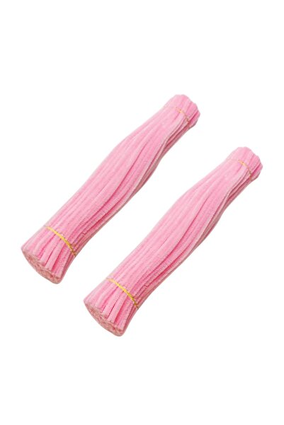 Choice4 وردي فاتح - 200 قطعة، 200 قطعة من منظفات الأنابيب من سلسلة Pink، منظف...