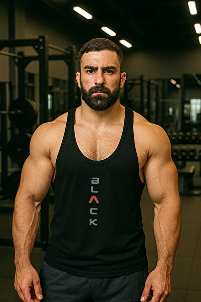 TREND ALİSSE Ανδρικό αθλητικό μπλουζάκι με μηδενικό μανίκι που δεν διατηρεί τ...