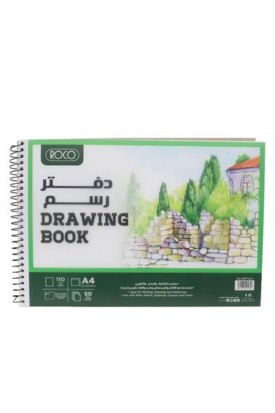 Roco Sketch Pad – 110 GSM White, A4, 50 Sheets