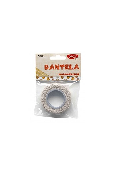 OEM Дантелен плат, памучен, самозалепващ се, кремав