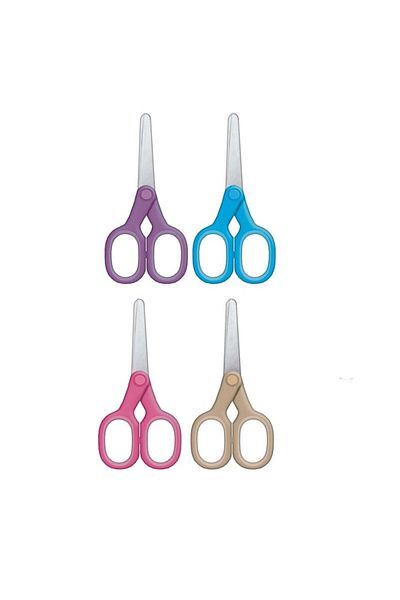 OEM Children's scissors, round tip, graduated blade, length 12 cm