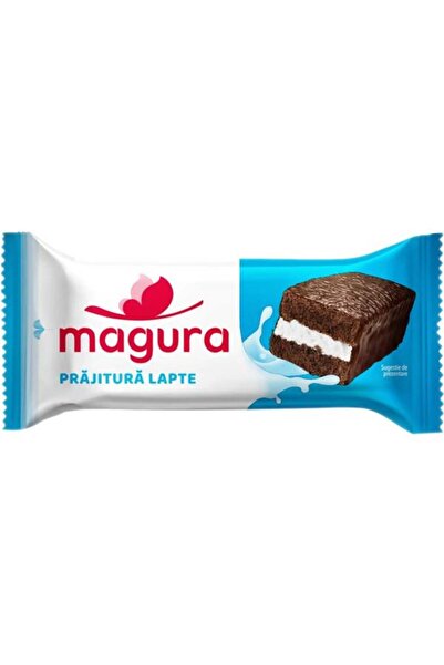 Magura Prajitura cu crema de lapte & glazura de cacao 35g