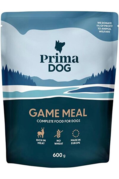 PrimaDog Hrana umeda caini Prima Dog cu vanat, 600g