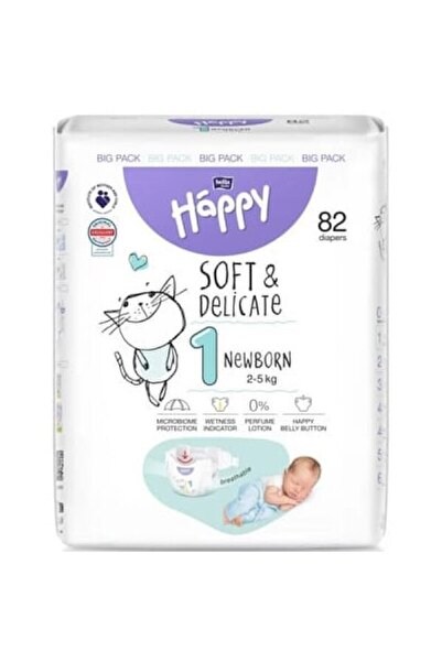 Happy Scutece, Bella Baby Happy, Matrime 1, 2-5 kg, 82 buc