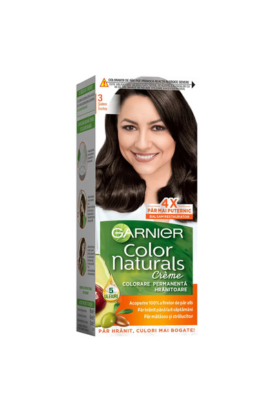 Garnier Vopsea de par Color Naturals 3 Saten Inchis