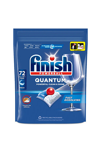Finish Detergent Quantum All in 1 capsule pentru masina de spalat vase, 72 sp...