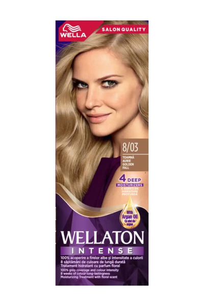 Wellaton Μόνιμη βαφή μαλλιών 8/03 Golden Autumn, 110ml