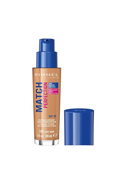 Rimmel Fond de ten Match Perfection 102 light nude 30 ml