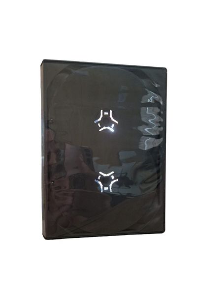 OEM Case for 4 DVDs, 14 mm, black