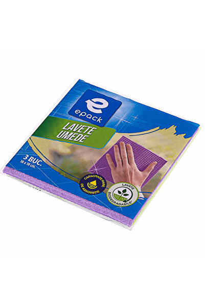 Epack Lavete umede 18x18cm 3buc