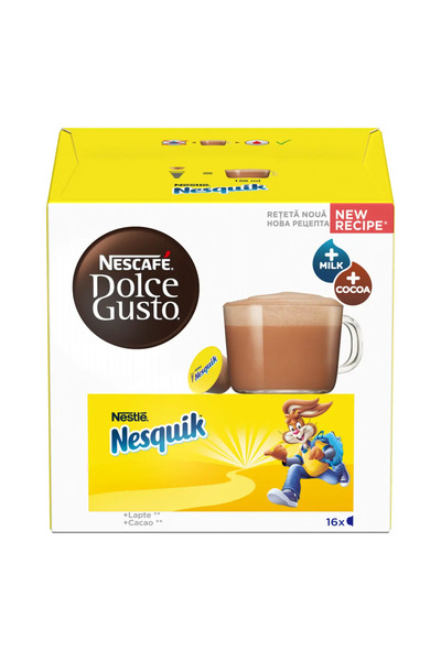 dolce gusto Capsule cafea Nescafe Dolce Gusto Nesquik, 16 capsule, 16 bauturi, 256g