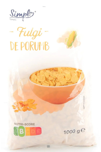 Simpl Fulgi de porumb Simpl, 1000g