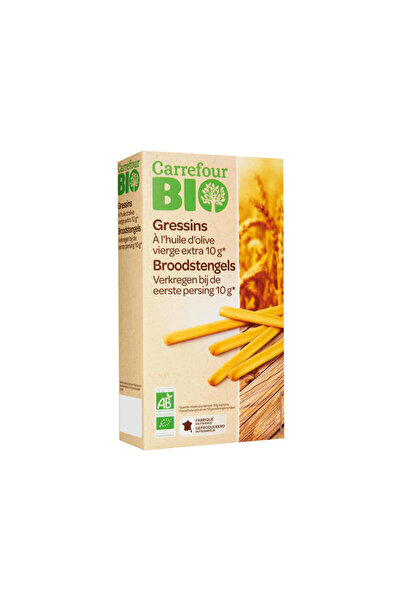 Crf Bio Grisine Carrefour Bio cu ulei de masline 125 g