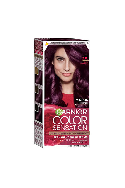 Garnier Vopsea de par permanenta Color Sensation 3.16 Ametist Profund, cu amoniac 110 ml