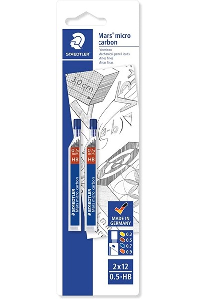 Staedtler Mine creion mecanic 07 HB/2 Set