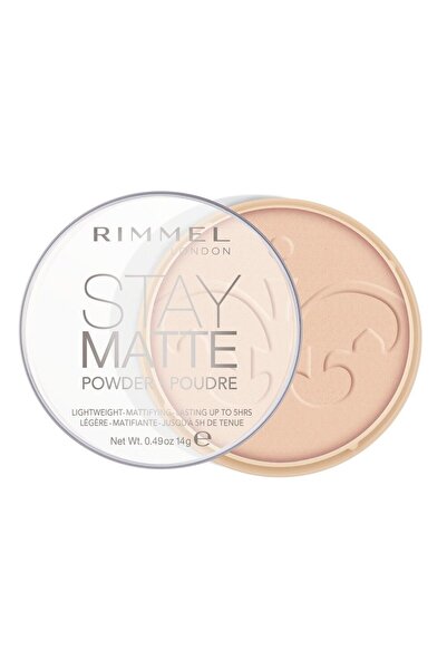RIMMEL LONDON Pudra compacta Rimmel London Stay Matte 03 Peach Glow, 14 g
