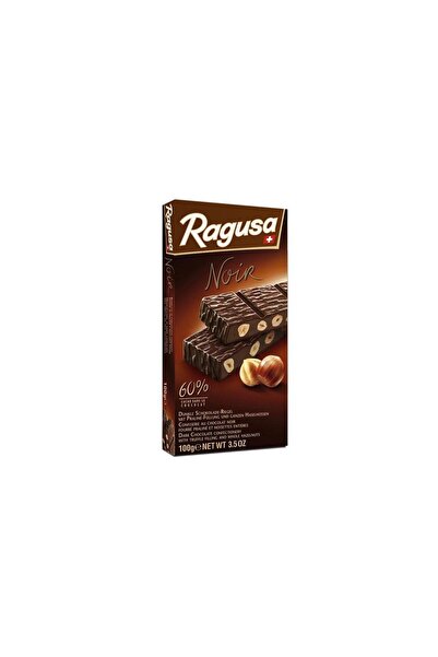 RAGUSA Ciocolata neagra 60% cacao cu alune 100g