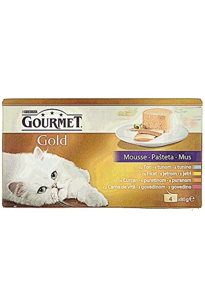 Gourmet Gold Hrana umeda pentru pisici cu ton, curcan, ficat si vita, Gourmet...