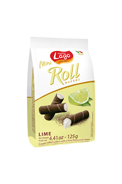 LAGO Mini rulouri cu lime, 125g