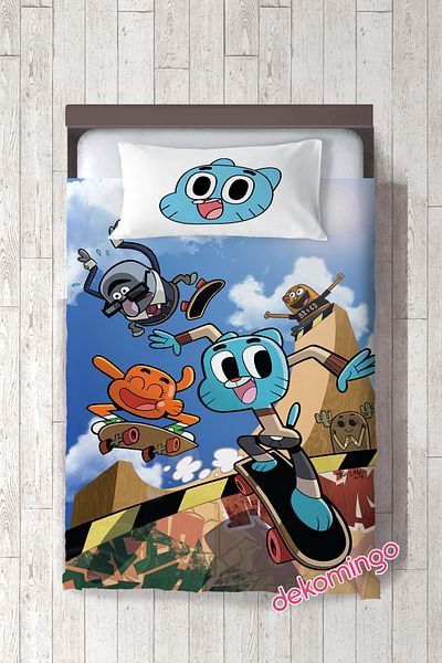 dekomingo Gumball Patterned Children's Bedding Cover
