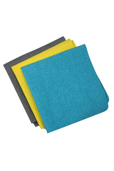 Zokura Set 3 lavete Genius, microfibra PVA, 30 x 30 cm, Multicolor