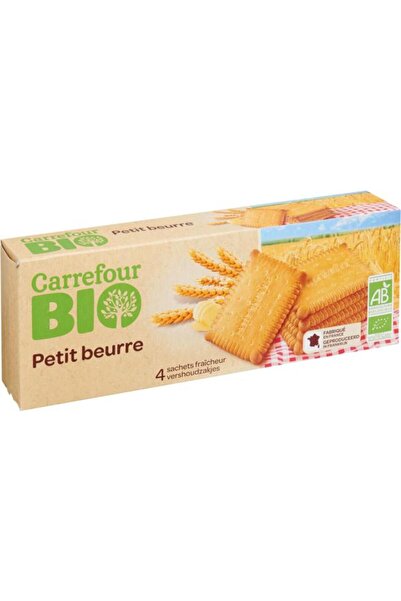Carrefour Bio Biscuiti cu unt Carrefour Bio, 167 g