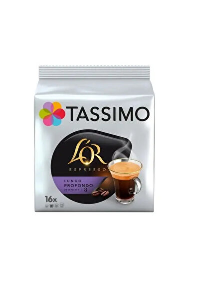 Jacobs Cafea capsule Tassimo L'OR Lungo Profundo, 16 bauturi x 120 ml