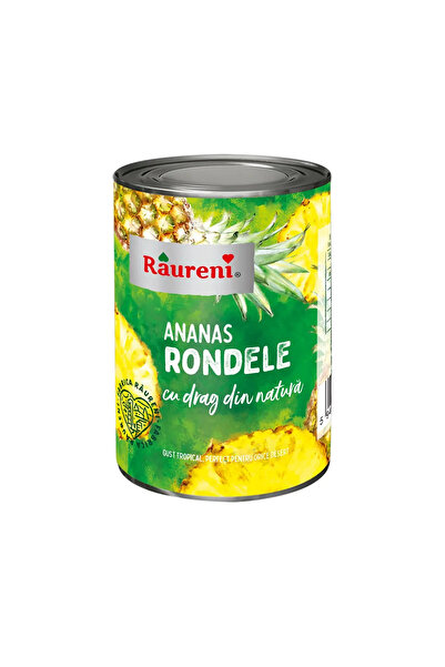 Raureni Pineapple slices compote 567g