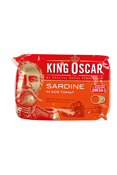 King Oscar Sardine King Oscar în sos de roșii 110g